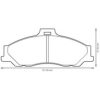 BENDIX 572537B Brake Pad Set, disc brake